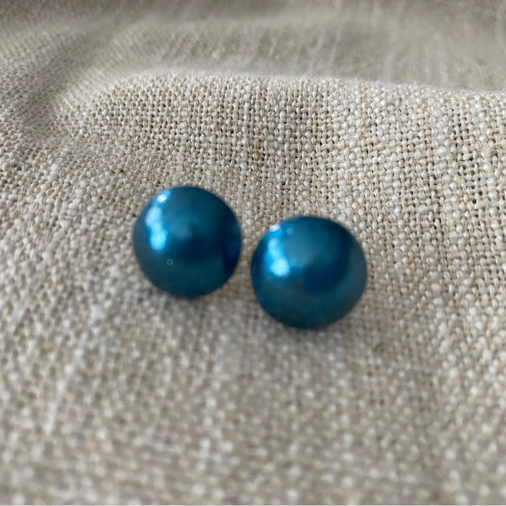 Blue Stud Earrings